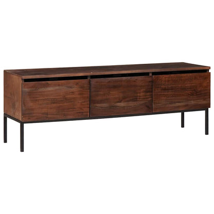 Mobile TV con cassetto marrone ambrato 110 x 30 x 36 cm | homemem39
