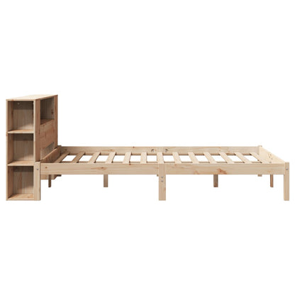 Letto Libreria senza Materasso 120x190cm Legno Massello di Pino - homemem39