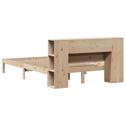 Letto Libreria senza Materasso 120x190cm Legno Massello di Pino - homemem39