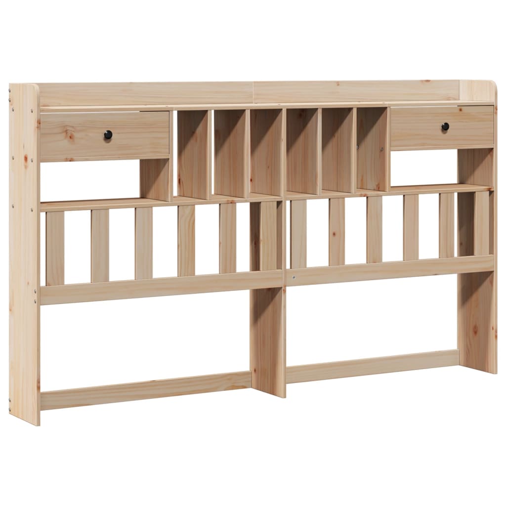 Letto Libreria senza Materasso 180x200 cm in Legno di Pino | homemem39