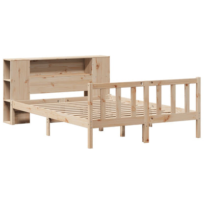 Letto Libreria senza Materasso 120x190cm Legno Massello di Pino - homemem39