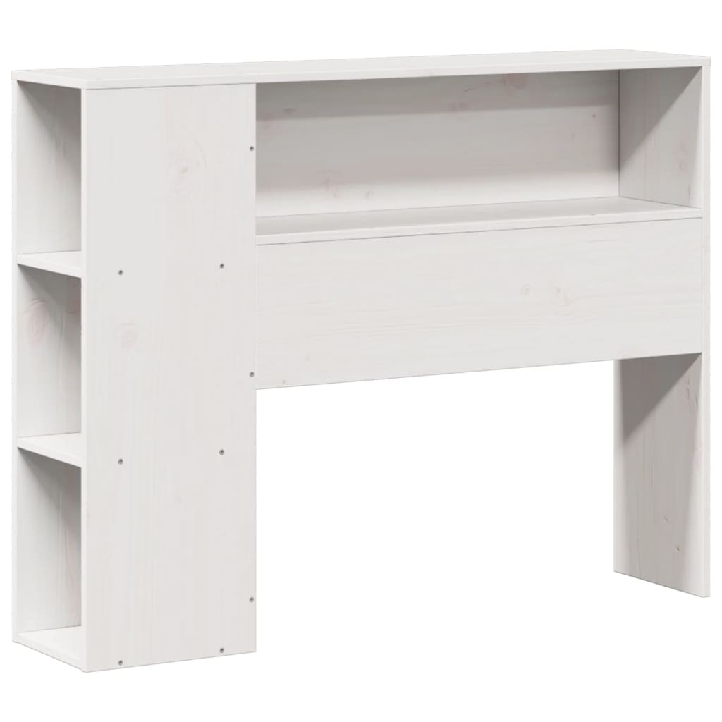 Letto Libreria senza Materasso Bianco 100x200 cm Legno di Pino - homemem39