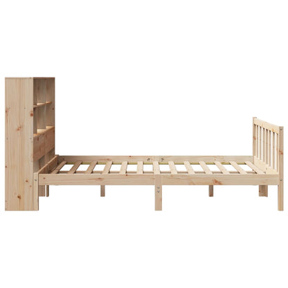 Letto Libreria senza Materasso 120x190cm Legno Massello di Pino