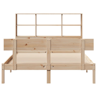 Letto Libreria senza Materasso 120x190cm Legno Massello di Pino