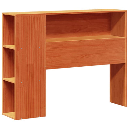 Letto Libreria senza Materasso Marrone Cera 75x190 cm Legno