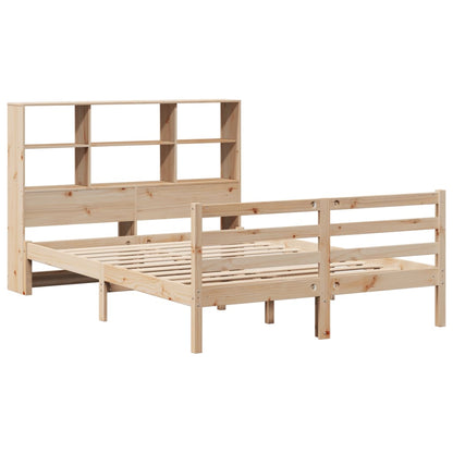 Letto Libreria senza Materasso 120x190cm Legno Massello di Pino