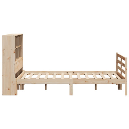 Letto Libreria senza Materasso 120x190cm Legno Massello di Pino