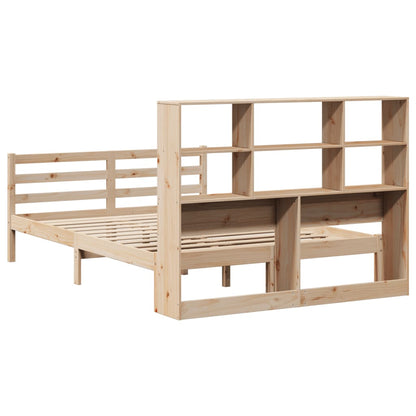 Letto Libreria senza Materasso 120x190cm Legno Massello di Pino