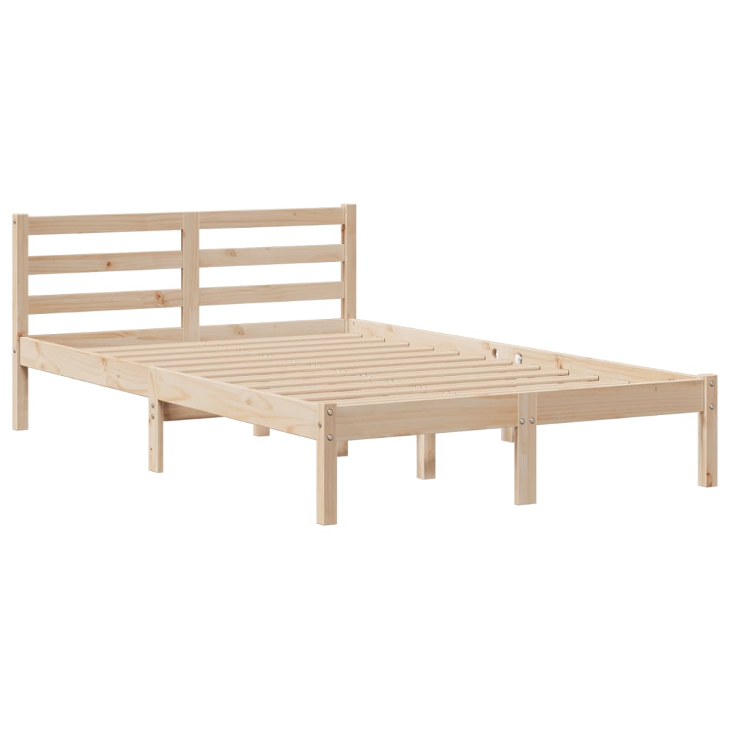 Letto Libreria senza Materasso 120x190cm Legno Massello di Pino