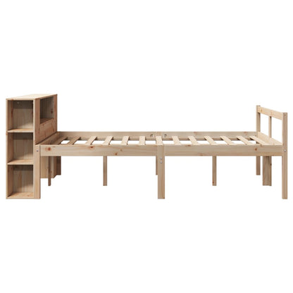 Letto Libreria senza Materasso 120x200cm Legno Massello di Pino