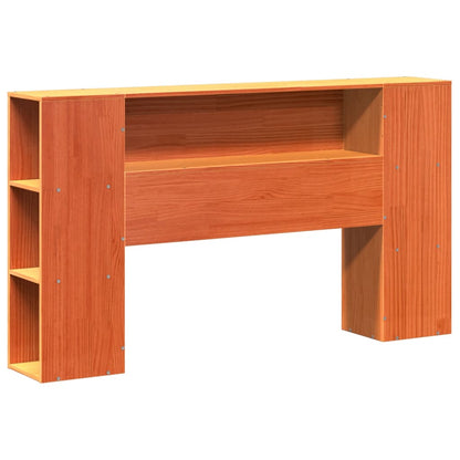 Letto Libreria senza Materasso Marrone Cera 120x190 cm Legno