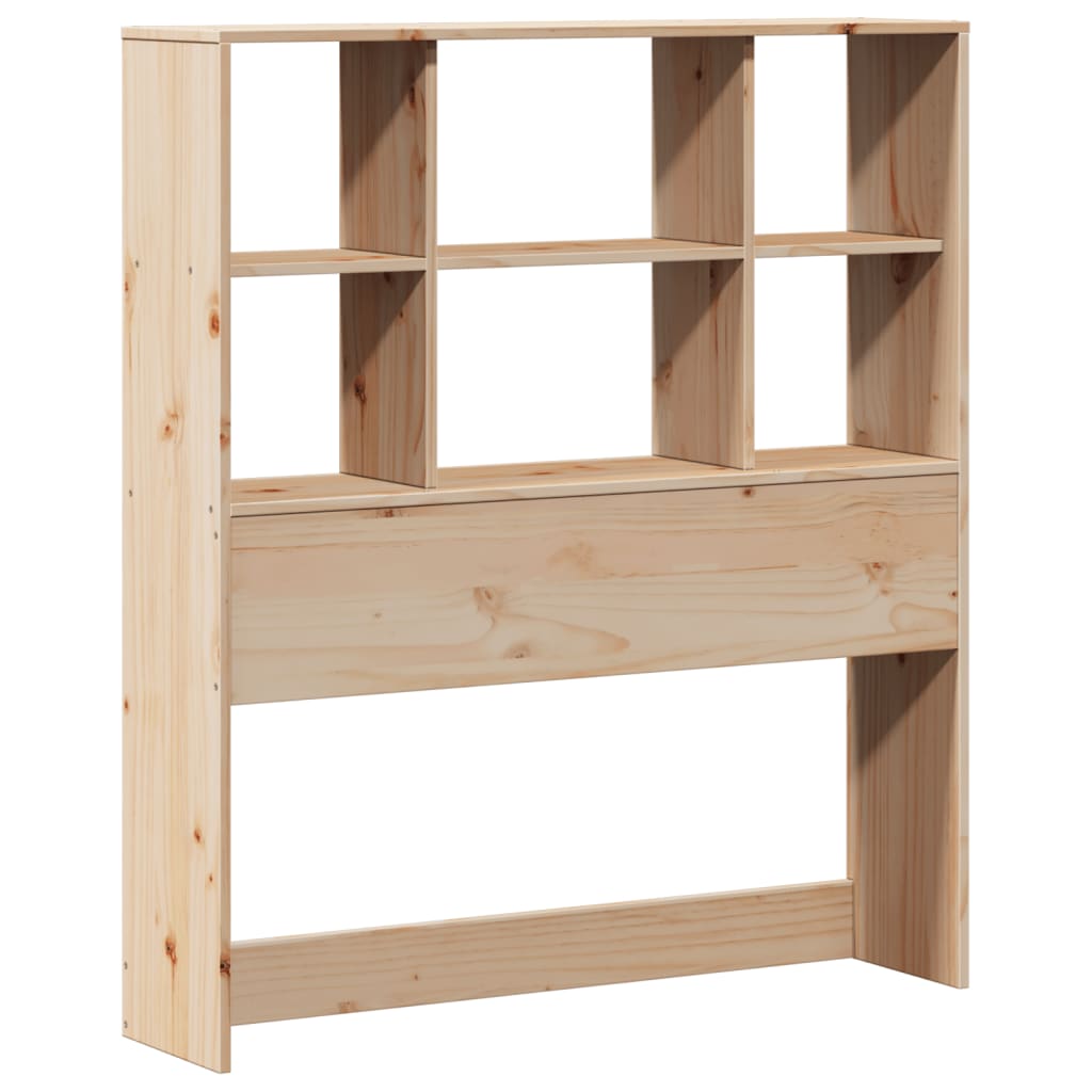 Giroletto con Libreria senza Materasso 75x190 cm in Legno Pino