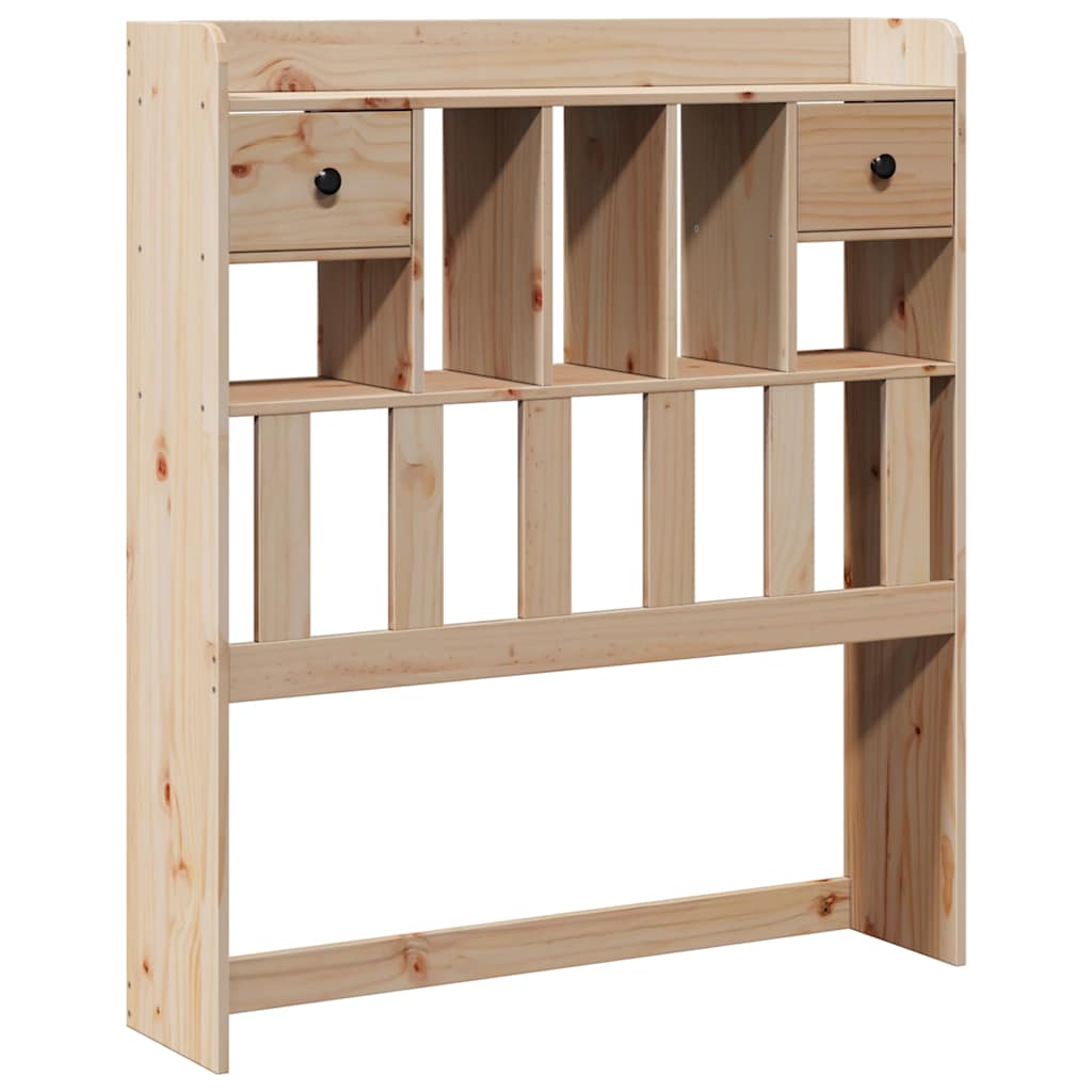 Letto Libreria senza Materasso 90x190 cm Legno Massello Pino | homemem39