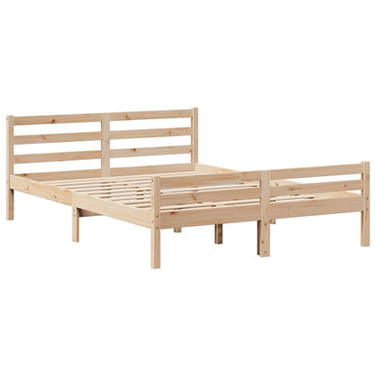 Letto Libreria senza Materasso 120x190cm Legno Massello di Pino