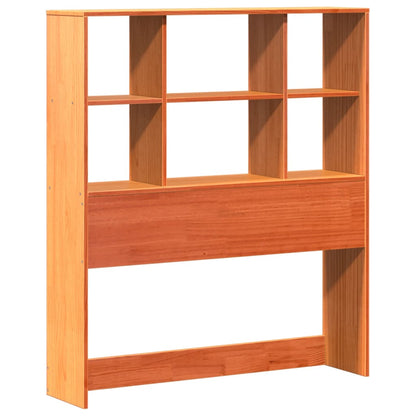 Letto Libreria senza Materasso Marrone Cera 100x200 cm in Pino | homemem39
