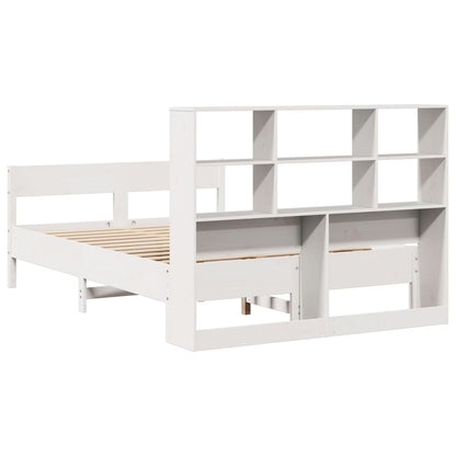 Letto Libreria senza Materasso Bianco 120x200 cm Legno di Pino - homemem39