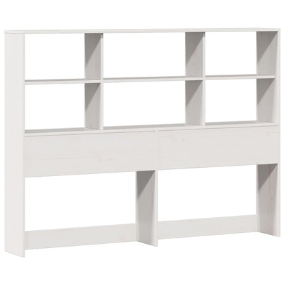 Letto Libreria senza Materasso Bianco 120x200 cm Legno di Pino - homemem39
