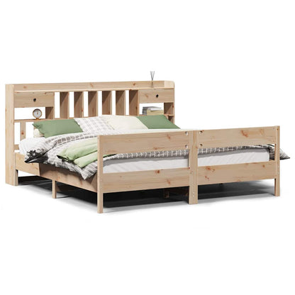 Letto Libreria senza Materasso Legno di Pino