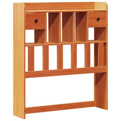 Letto Libreria senza Materasso Marrone Cera 100x200 cm in Pino | homemem39