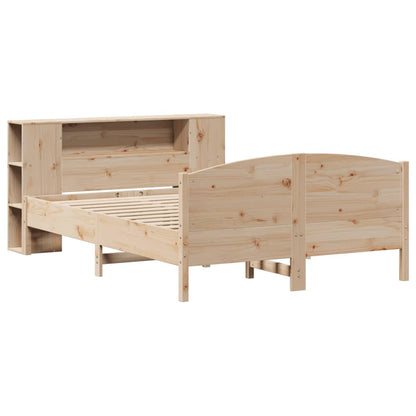 Letto Libreria senza Materasso 120x200cm Legno Massello di Pino - homemem39