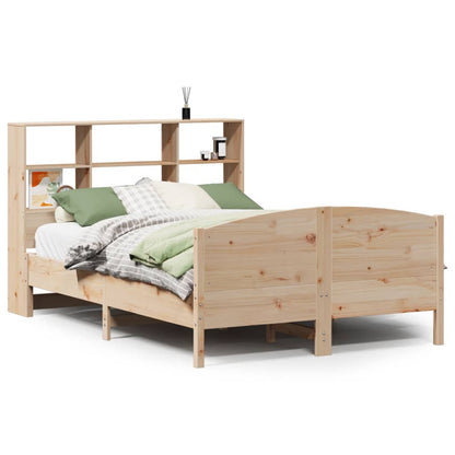 Letto Libreria senza Materasso 120x200cm Legno Massello di Pino