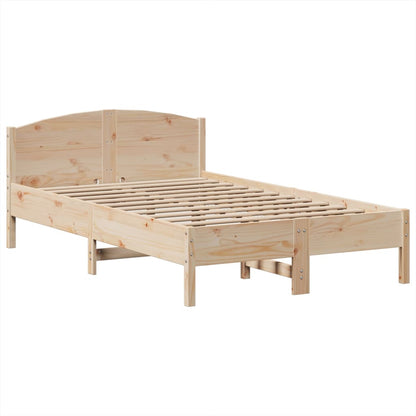 Letto Libreria senza Materasso 120x200cm Legno Massello di Pino