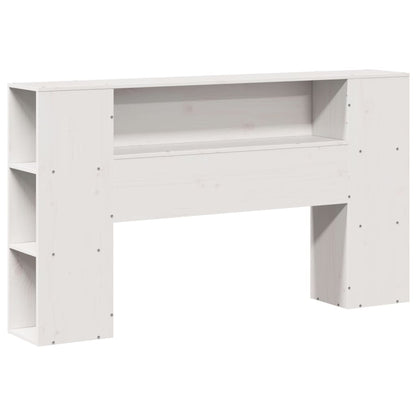 Letto Libreria senza Materasso Bianco 120x190 cm Legno di Pino - homemem39