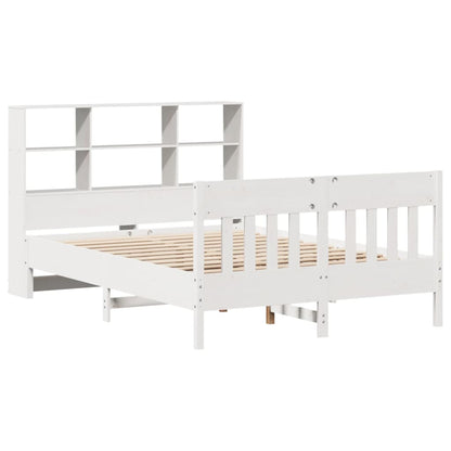 Letto senza Materasso Bianco 140x190 cm Legno Massello di Pino