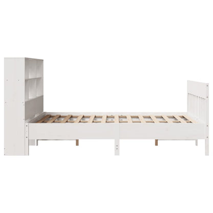 Letto senza Materasso Bianco 140x190 cm Legno Massello di Pino