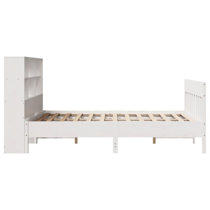 Letto senza Materasso Bianco 120x190 cm Legno Massello di Pino - homemem39
