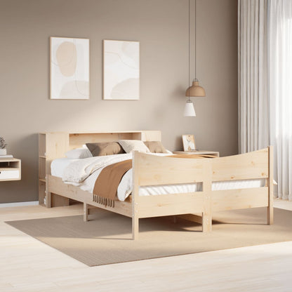 Letto senza Materasso 135x190 cm in Legno Massello di Pino