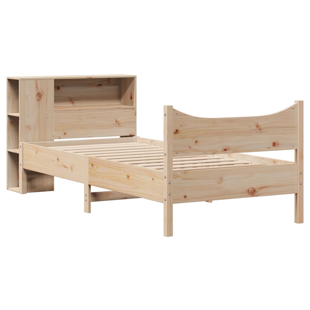 Giroletto senza Materasso 75x190 cm in Legno Massello di Pino | homemem39