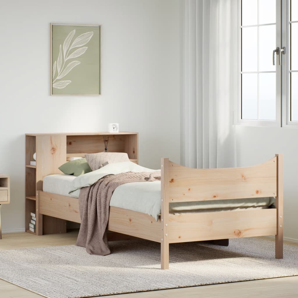 Giroletto senza Materasso 75x190 cm in Legno Massello di Pino | homemem39