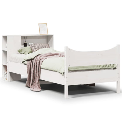 Giroletto senza Materasso Bianco 75x190 Legno Massello di Pino | homemem39