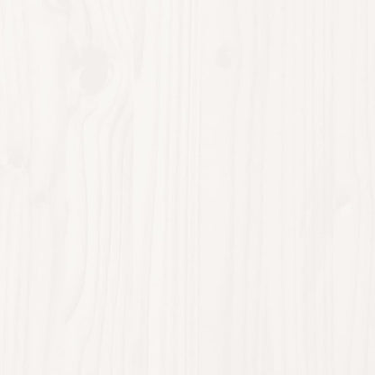 Giroletto senza Materasso Bianco 150x200 cm Legno Massello Pino - homemem39