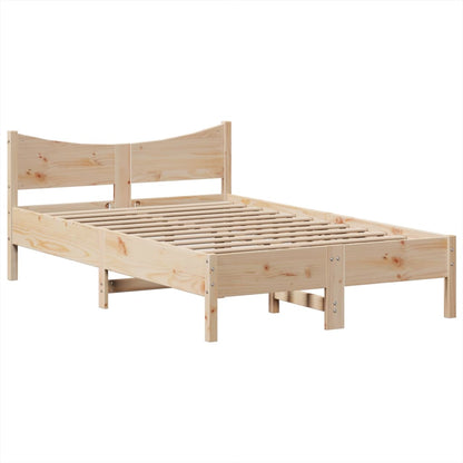 Letto senza Materasso 120x190 cm in Legno Massello di Pino