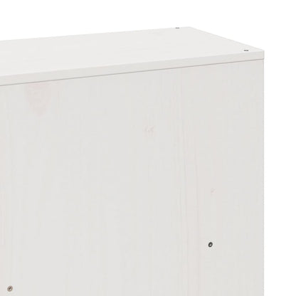 Giroletto senza Materasso Bianco 200x200 cm Legno Massello Pino - homemem39