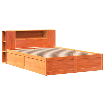 Giroletto senza Materasso Marrone Cera 150x200 cm Legno di Pino | homemem39