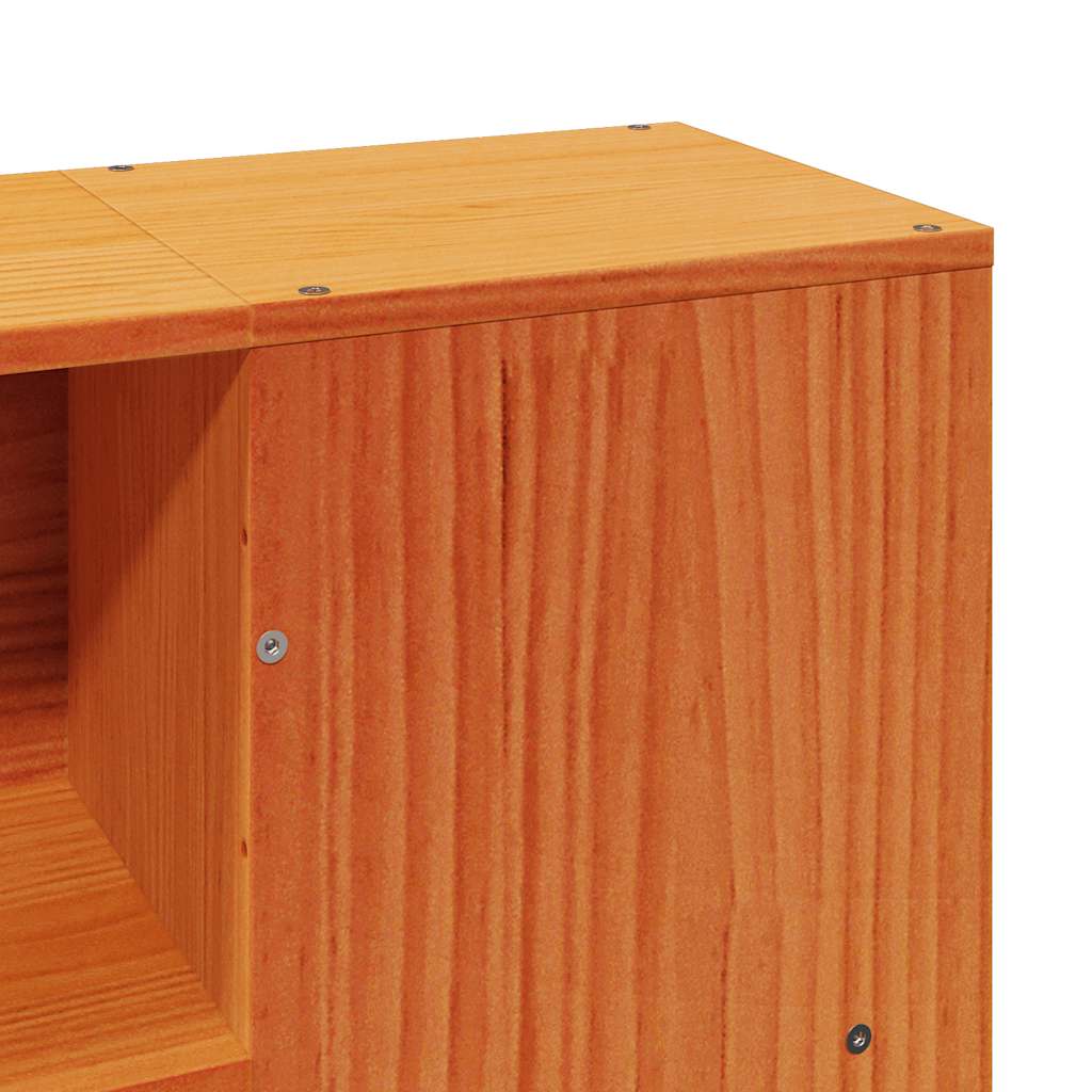 Giroletto senza Materasso Marrone Cera 140x200cm Massello Pino - homemem39