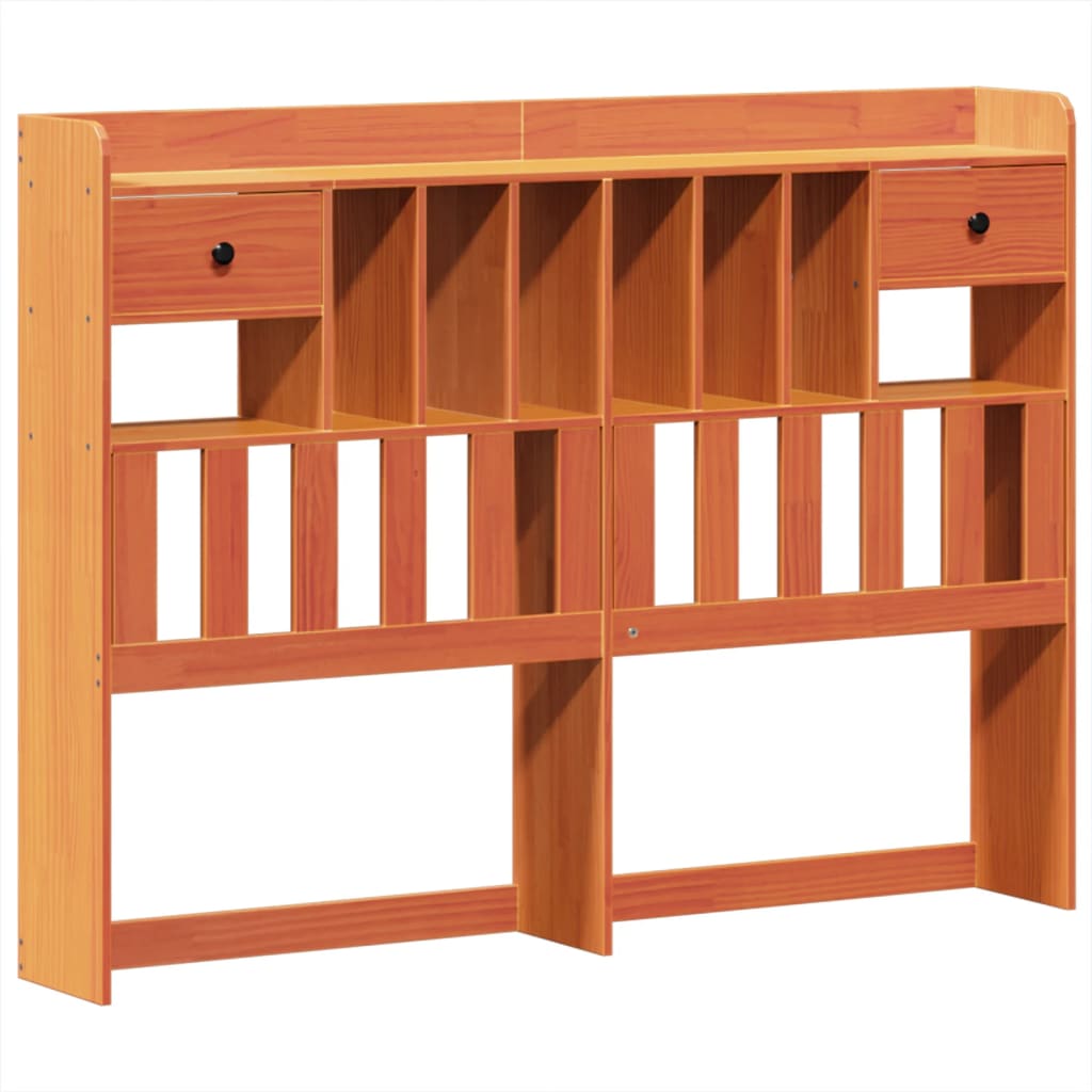 Giroletto senza Materasso Marrone Cera 150x200 cm Legno di Pino | homemem39