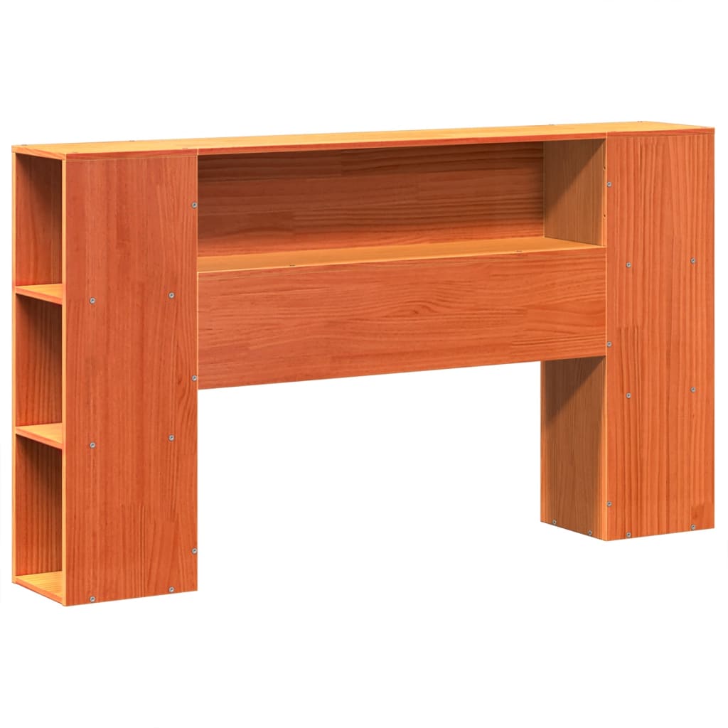 Giroletto senza Materasso Marrone Cera 160x200 cm Legno di Pino - homemem39