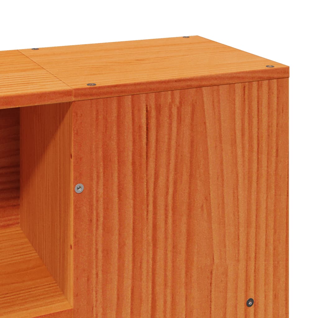 Giroletto senza Materasso Marrone Cera 160x200 cm Legno di Pino - homemem39