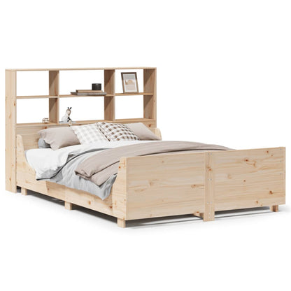 Letto Libreria senza Materasso 120x200 cm Legno Massello