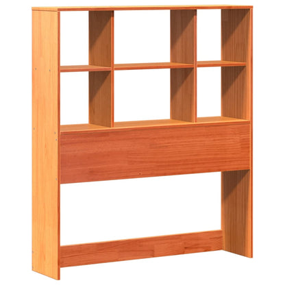 Letto Libreria senza Materasso Marrone Cera 75x190 cm Legno