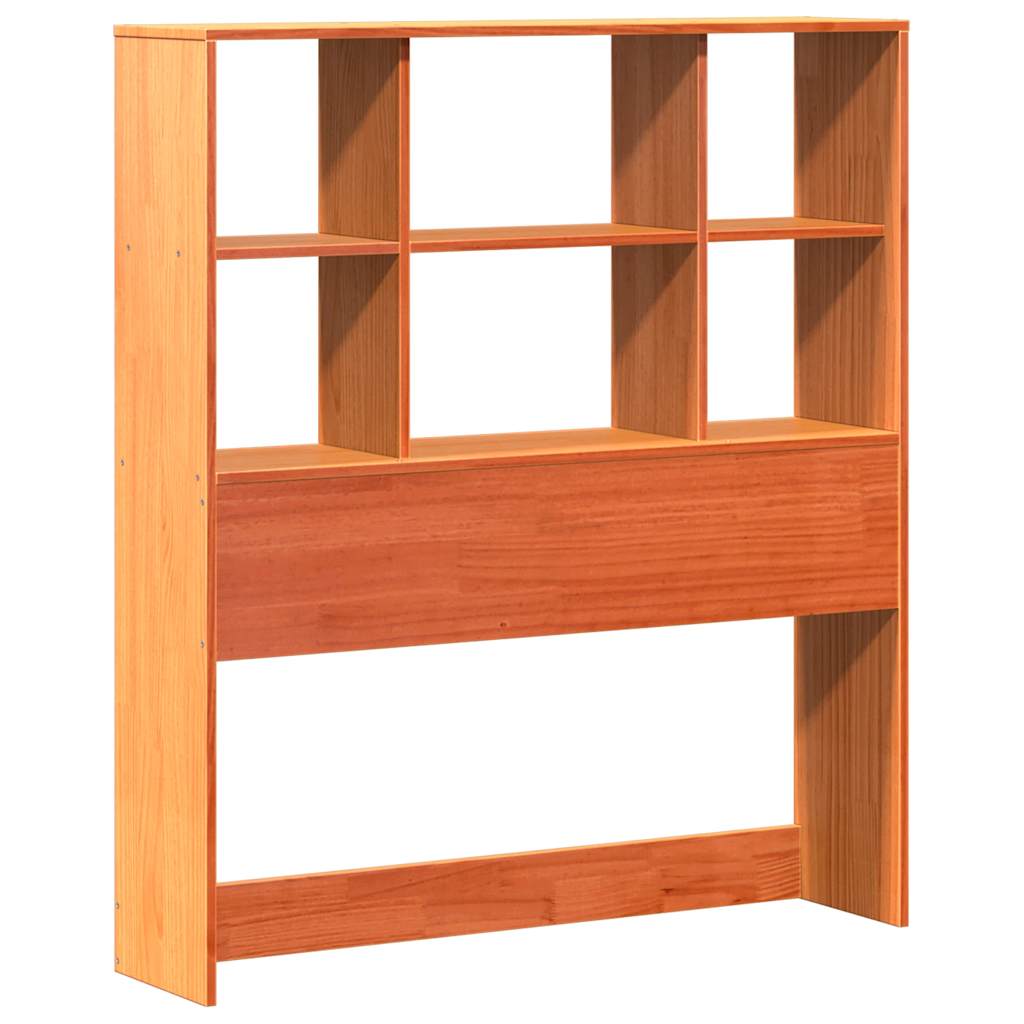 Letto Libreria senza Materasso Marrone Cera 100x200 cm Legno | homemem39