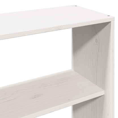 Letto Libreria senza Materasso Bianco 180x200 cm Legno Massello | homemem39