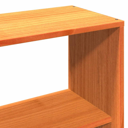 Letto Libreria senza Materasso Marrone Cera 135x190 cm Legno | homemem39