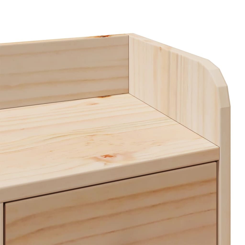 Letto Libreria senza Materasso 150x200 cm in Legno di Pino - homemem39