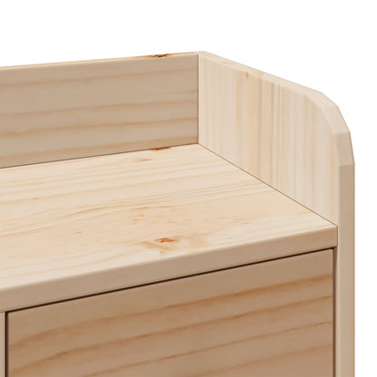 Letto Libreria senza Materasso 180x200 cm in Legno di Pino - homemem39