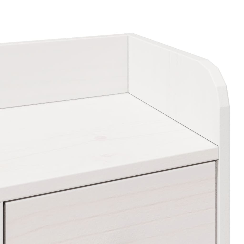 Giroletto con Libreria senza Materasso 180x200 cm in Legno Pino - homemem39